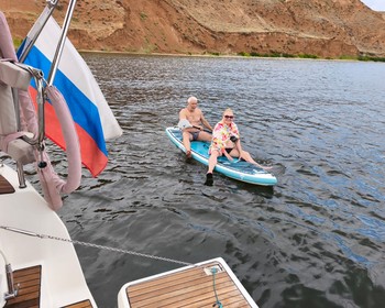 К Саратову через Александровский грабен, прогулка на сапах