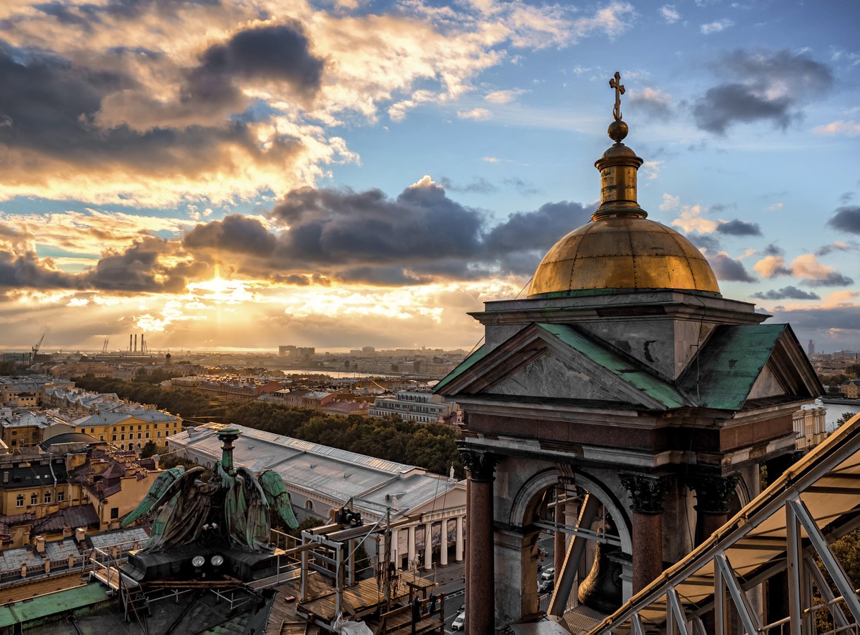 Петербург как на ладони — 300 лет назад и сегодня