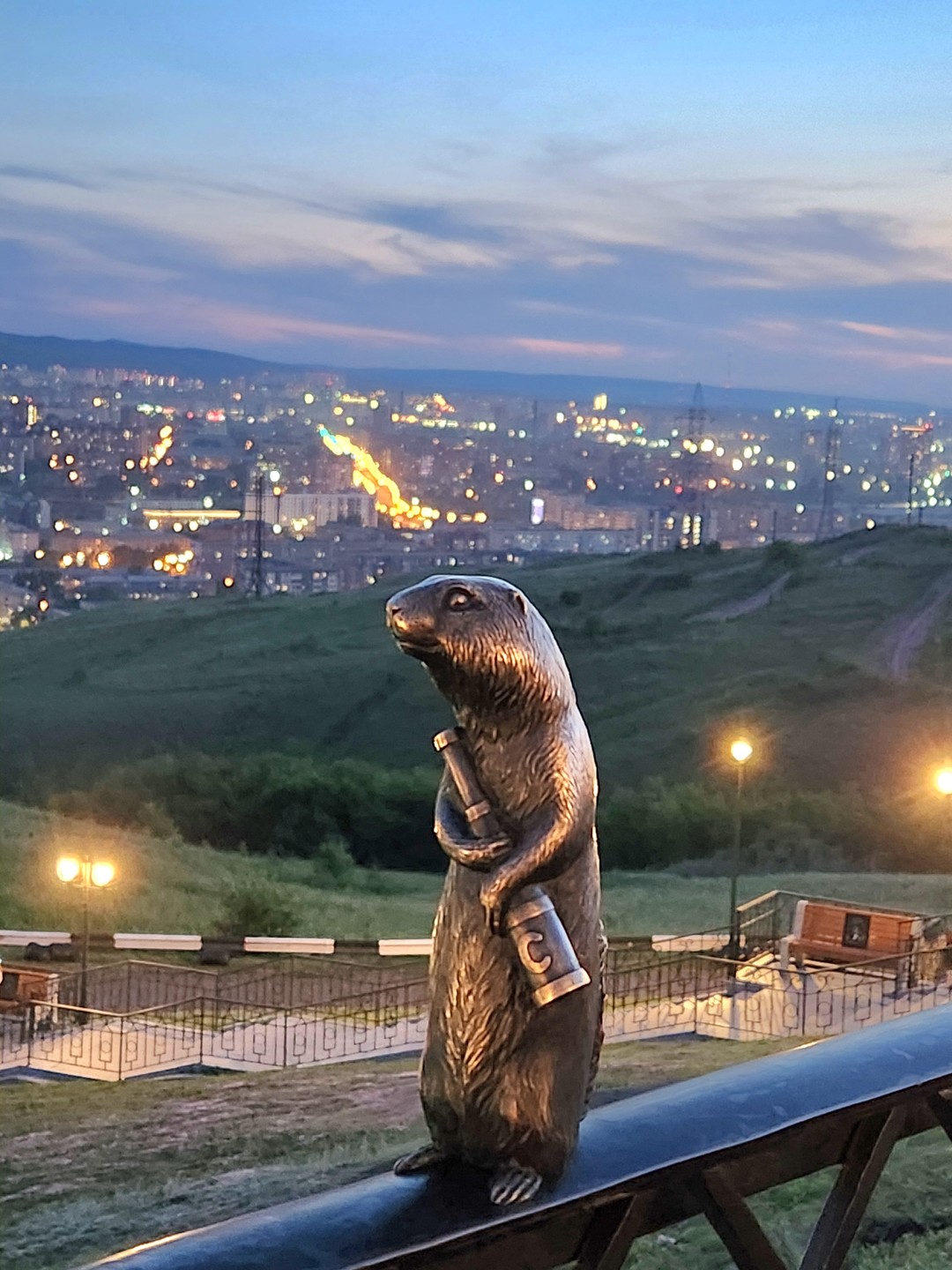 Огни большого города: групповая экскурсия по вечернему Красноярску (Лариса)