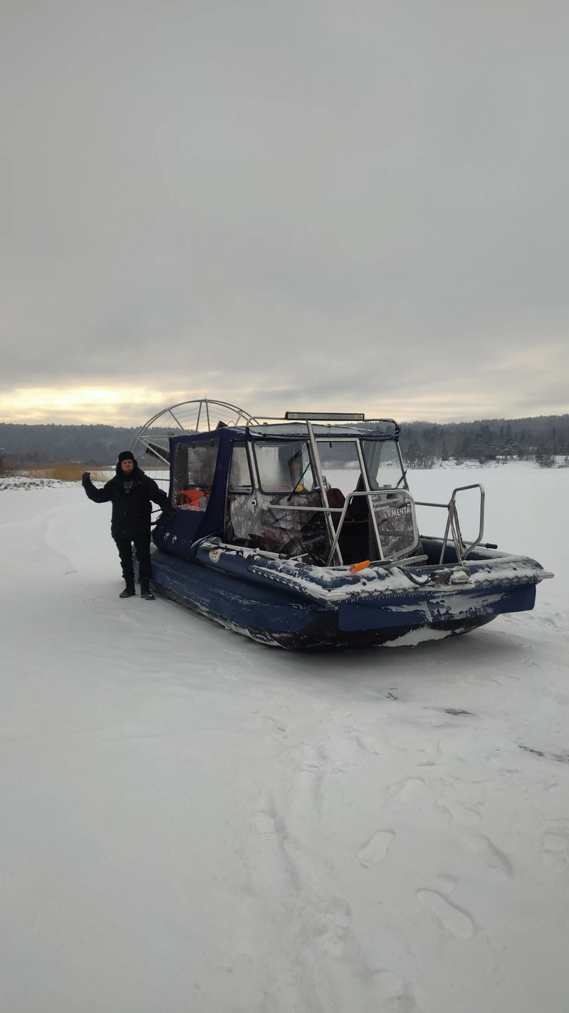 По ладожским шхерам круглый год - на аэролодке (Татьяна)
