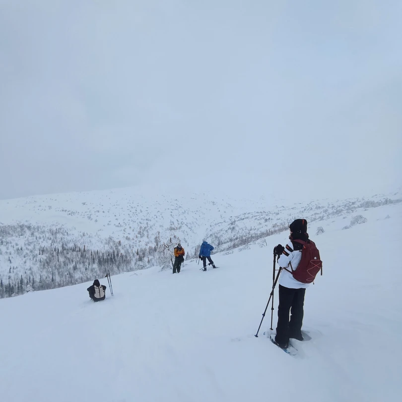 Зимние Хибины - на снегоступах (Татьяна)