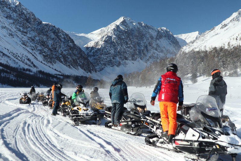 Фото отзыва 1: авторский тур "На снегоходах к вершинам Северо-Чуйского хребта"