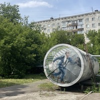 Фото отзыва 1: экскурсия "«Мы встретимся там, где нет темноты»: стрит-арт приключение в Нижнем Новгороде"