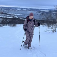 Фото отзыва 2: экскурсия "Яркая вечерняя прогулка по горе Горелой на снегоступах"