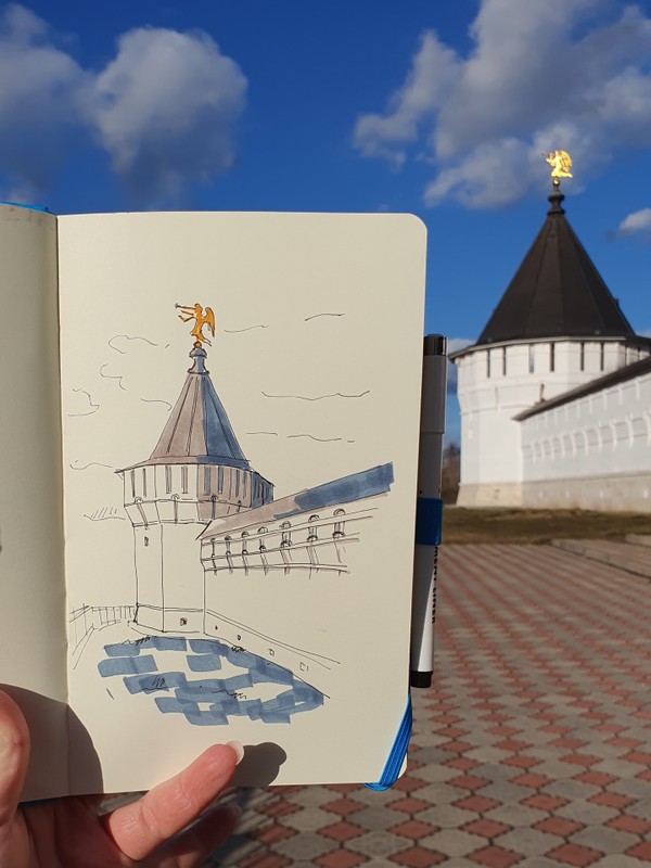 Скетч-прогулка по Серпухову