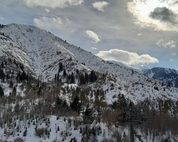 Горнолыжный курорт Казахстана, ущелье с водопадами и питомник