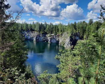 Горный парк «Рускеала», водопады Ахинкоски и Паасо