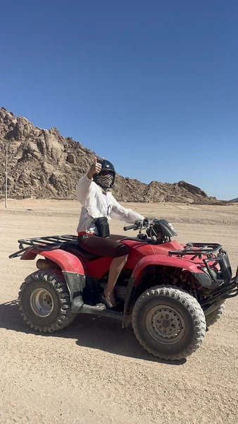 На квадроциклах в группе: сафари в Шарм-эль-Шейхе (Наталья)