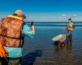 Озеро Буссе, дары моря, обед от шеф-повара с шампанским