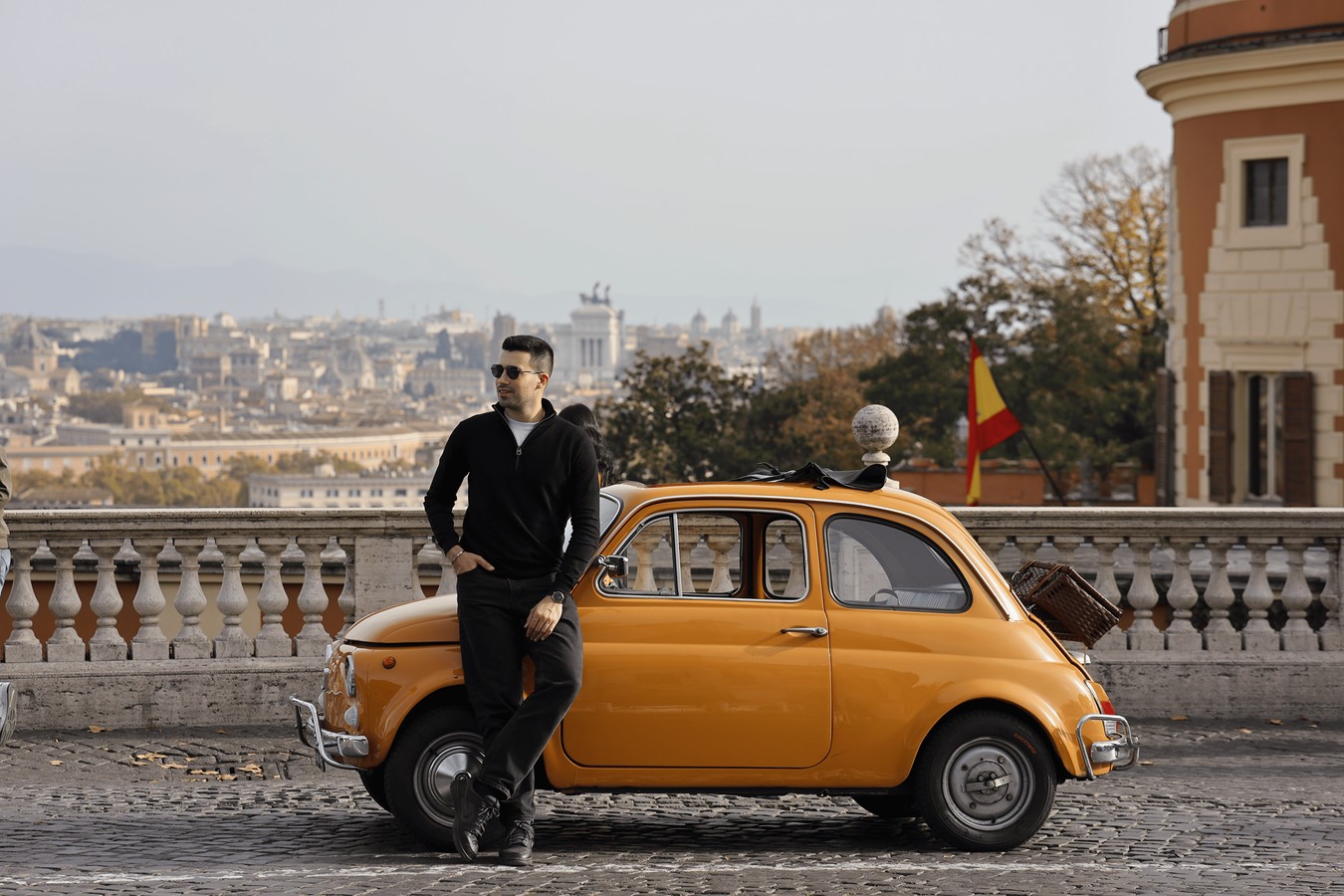 Рим на винтажном Fiat 500: фотопрогулка по городу