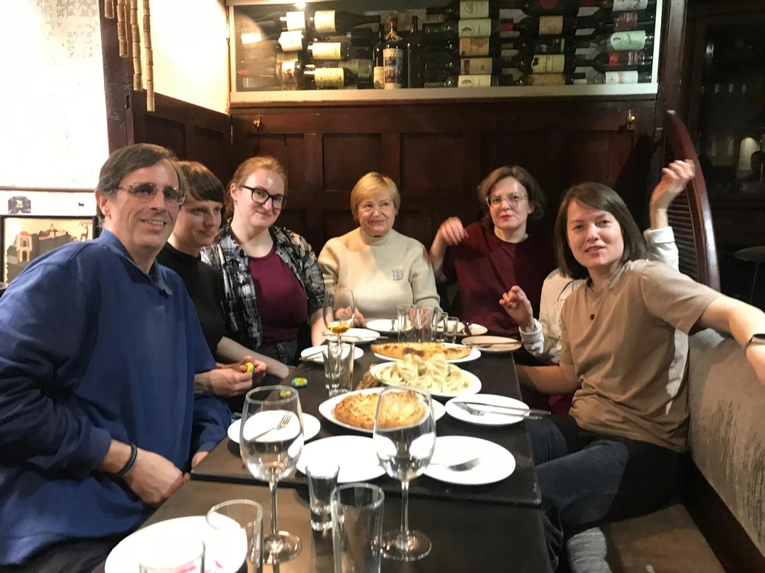 Участвовали в кулинарном мастер-классе по приготовлению хинкали и хачапури. Остались в полнейшем восторге! Александр и Нина