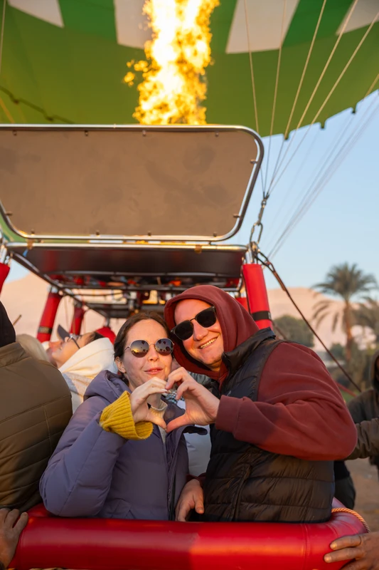 Полёт на воздушном шаре в Луксоре