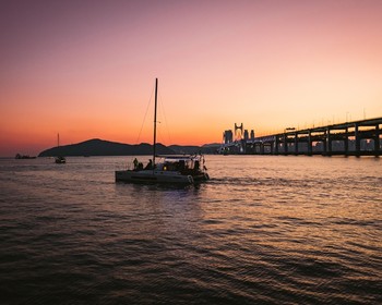 Прогулки по парку Тхэджондэ, морской круиз на яхте