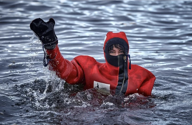 Айс-флоатинг в Японском море