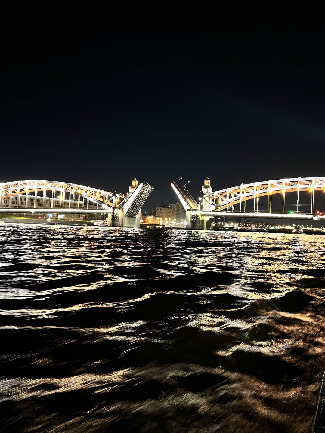 Ночная теплоходная прогулка на разведение мостов с живой музыкой (Мельник)