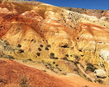 Внеземные пейзажи: Гейзерное озеро и Алтайский Марс