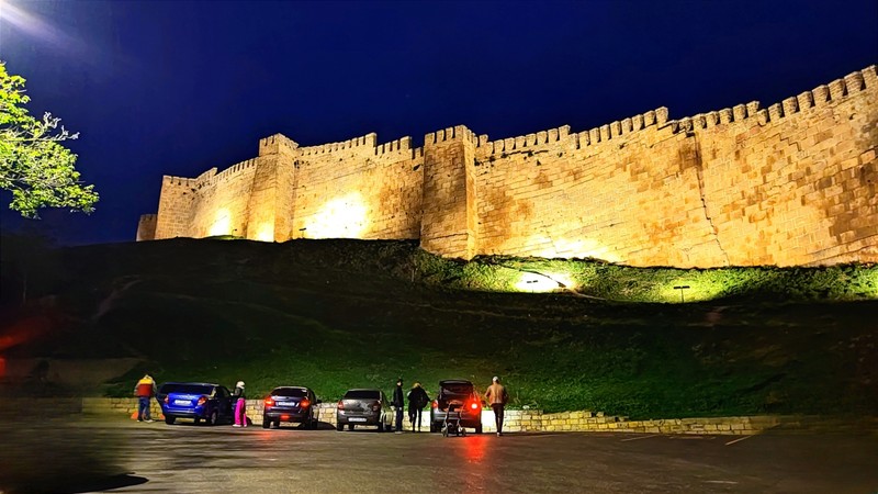 Дербент и экраноплан «Лунь» из Избербаша