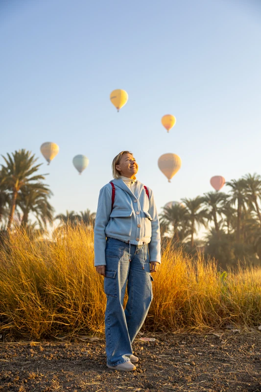 Полёт на воздушном шаре в Луксоре