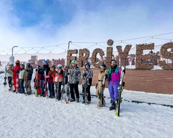 Катание на трассах «Эрджиеса»