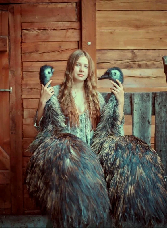 Агроэкскурсия на ферму и мастер-класс с перьями павлина