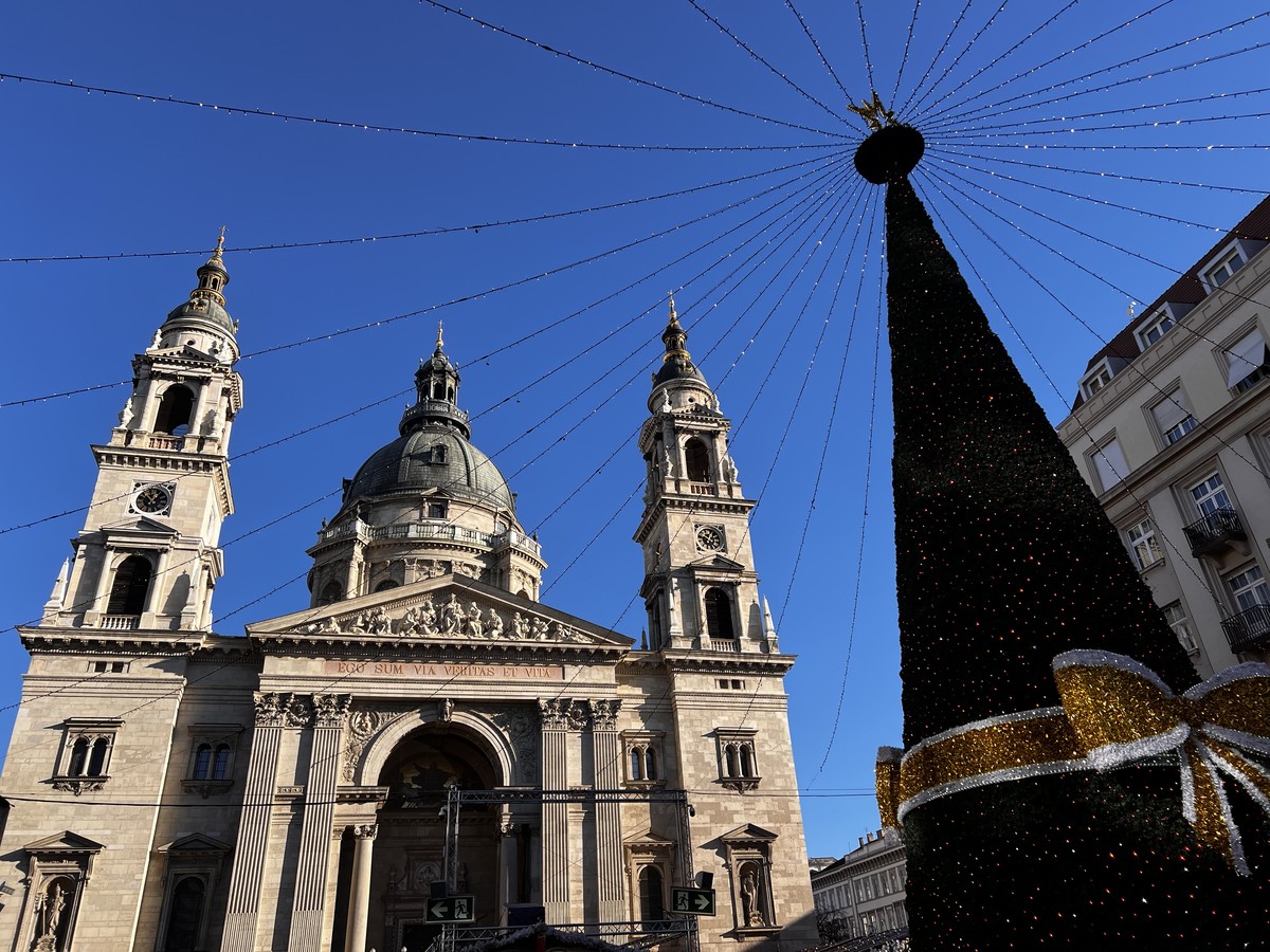 Зимний Будапешт после Рождества: огни, рынок, руин-бары