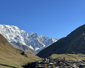 Ушгули, Шхара, водопад Офитара и заброшенный санаторий