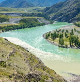 Слияние Чуи и Катуни (Чуй-Оозы)