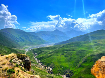 Гачрешский лес, Красная Слобода и село Хыналыг