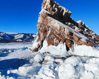 Остров Огой, обед на льду и катание на багги