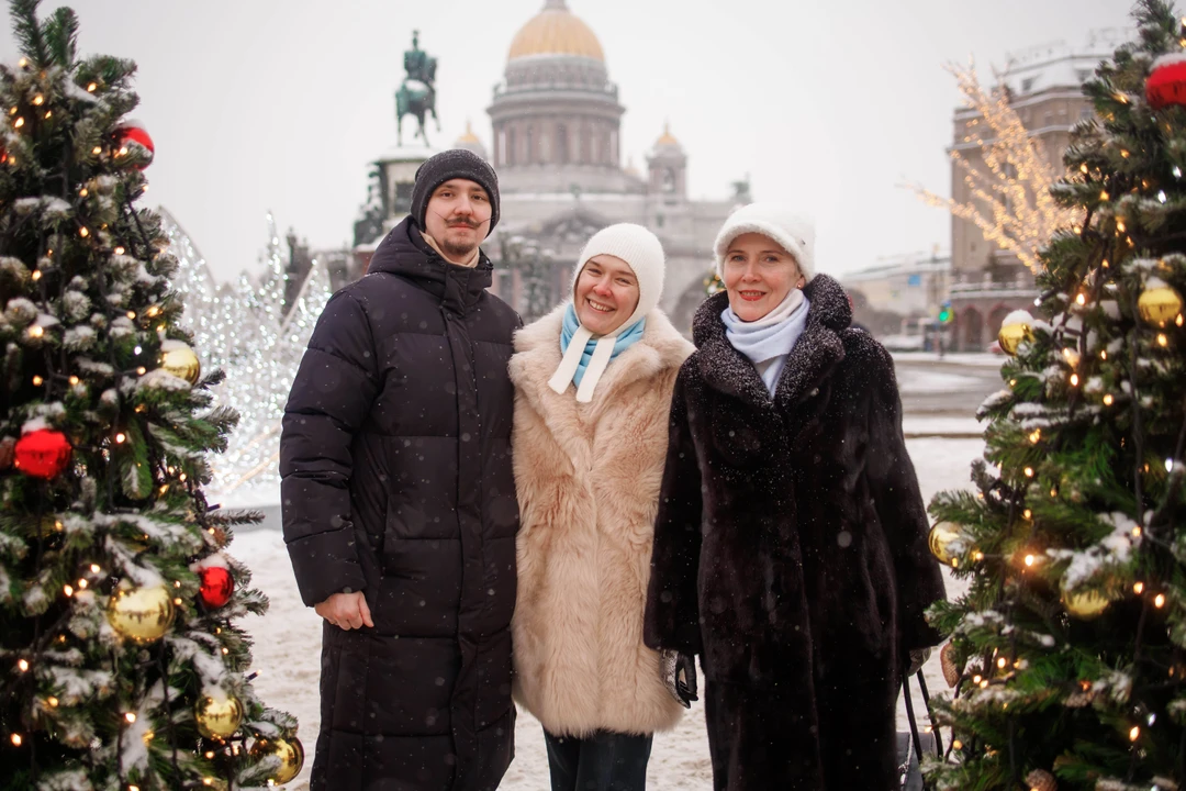 15-минутная новогодняя фотосессия в Петербурге (Инна)