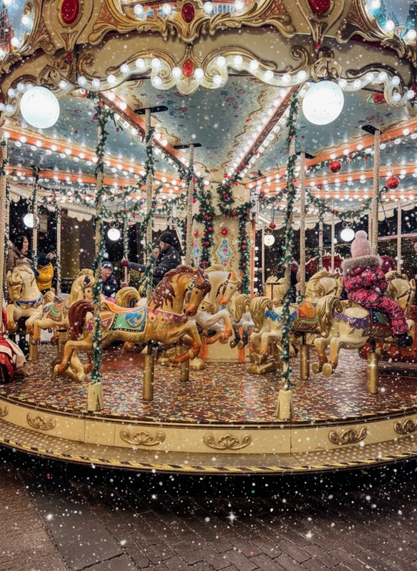 Зимняя сказка: праздничная прогулка по Москве