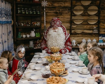 Чаепитие с Дедом Морозом