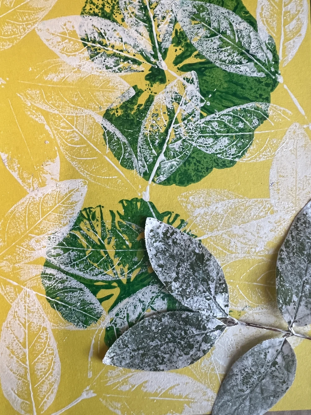 Мастер-класс по монопечати растений в Сочи (8/18)