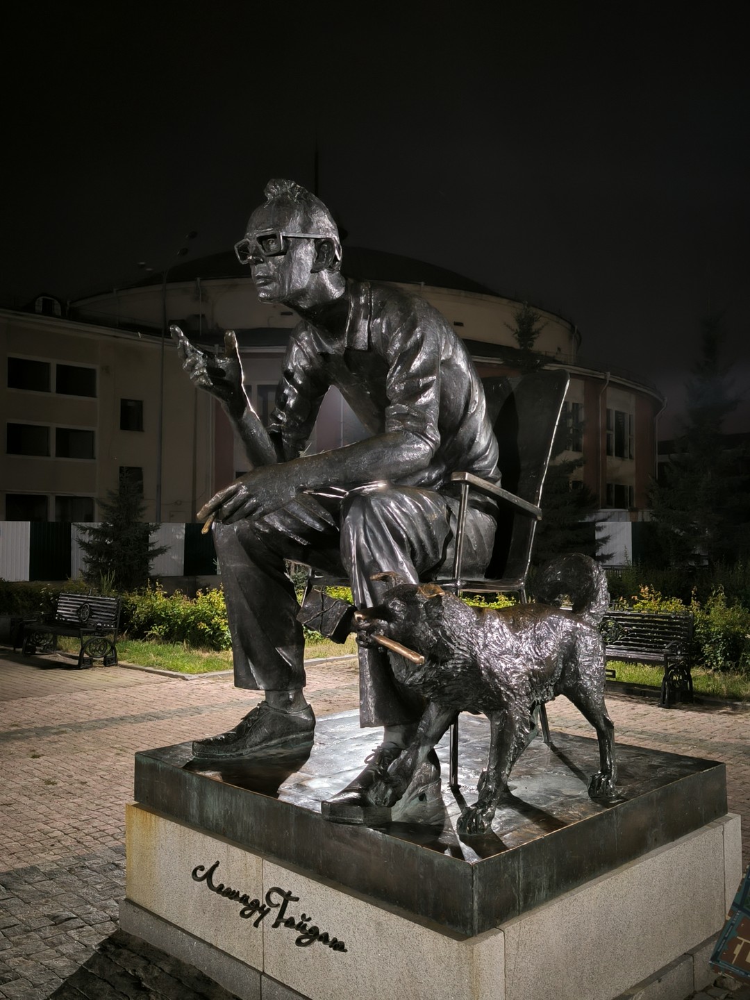 Ночной Иркутск на автомобиле (Юлия)