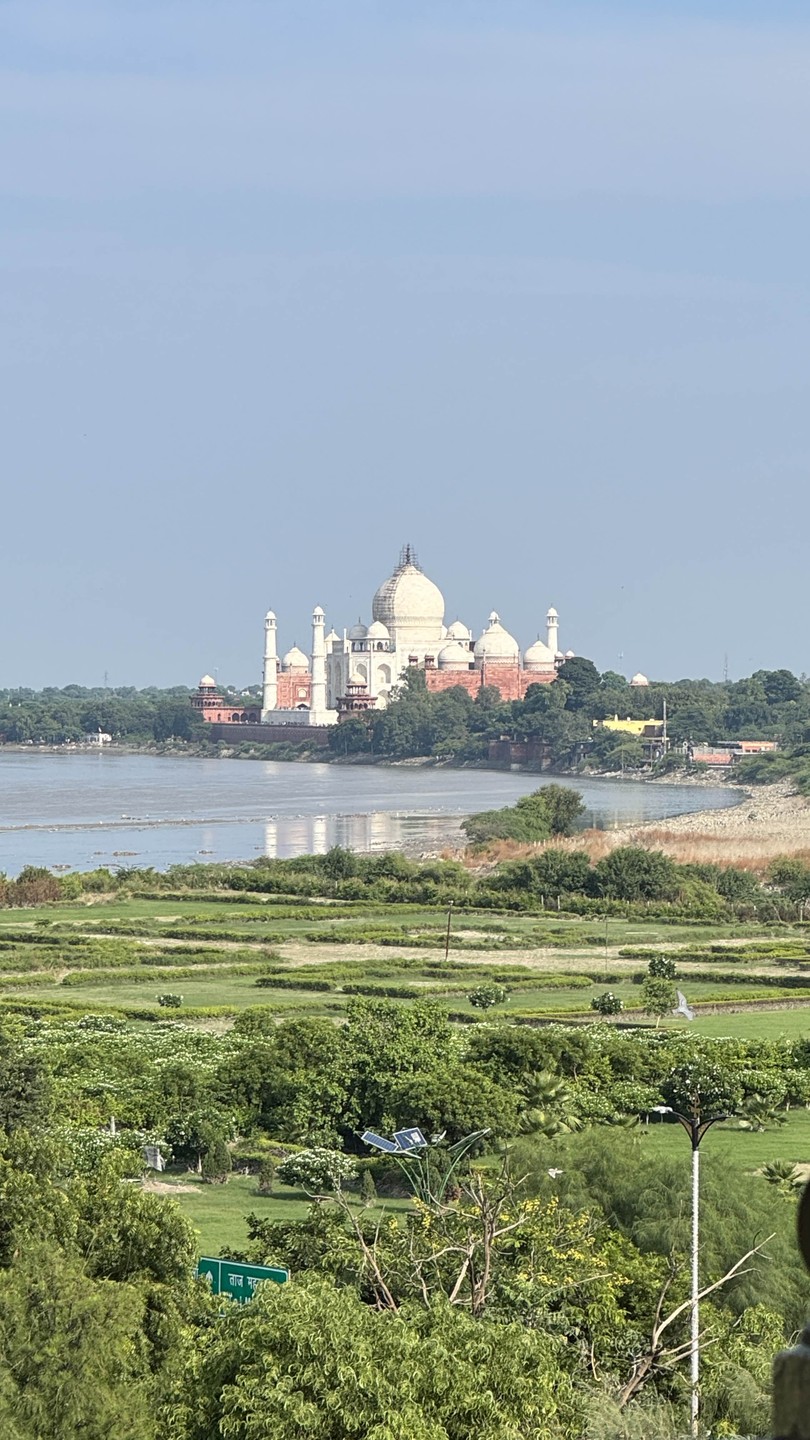 Али прекрасно знает и любит Агру, очень интересно рассказал про Тадж Махал и его оптические иллюзии