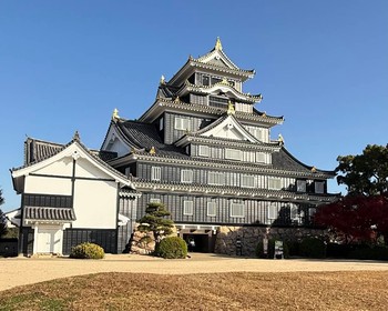 Замок «Чёрный Ворон» в Окаяме, и район Бикан в Курасики