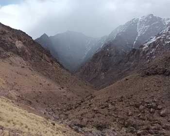 Трек к приюту Тубкаль