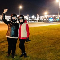 Фото отзыва 3: экскурсия "На мотоцикле по вечернему Питеру или к разводным мостам!"