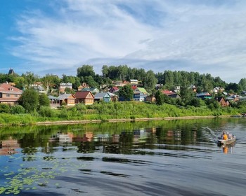 Вдохновение Плёса и закат на Волге