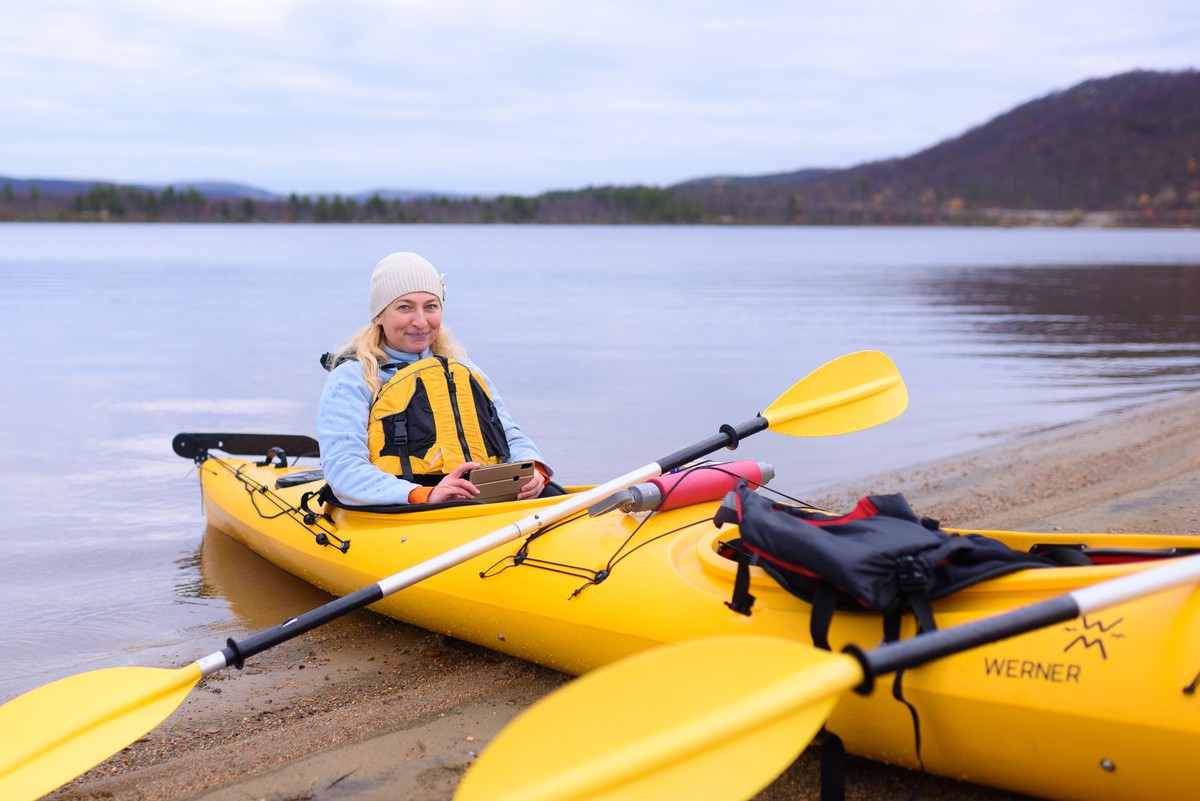 Каякинг по рекам и озёрам Кольского (16/19)