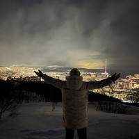 Фото отзыва 1: экскурсия "Яркая вечерняя прогулка по горе Горелой на снегоступах"