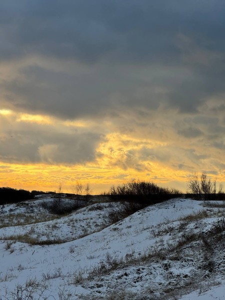 Я бывала уже на Косе в летнее время и решила отправится туда снова, но зимой. Не