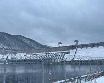 Дивногорск: смотровая площадка «Царь-Рыба», Красноярская ГЭС и залив Шумиха