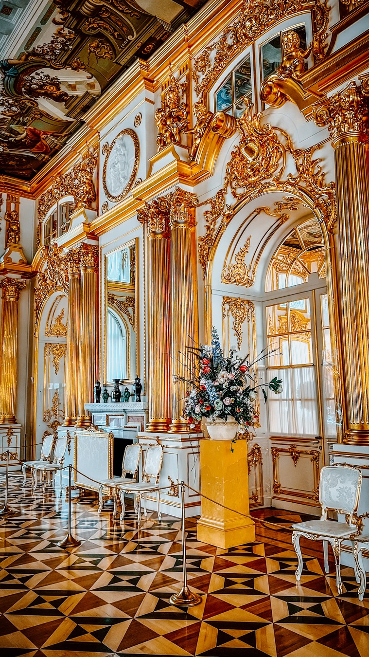 Екатерининский дворец в Пушкине (из Петербурга) (7/16)