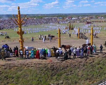Первый день национального праздника Ысыах