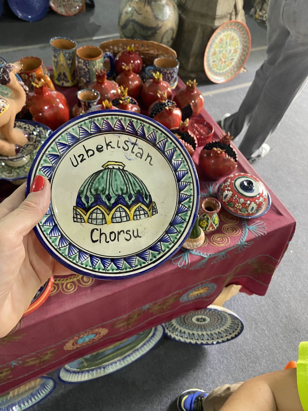 Колорит восточного базара и правильный плов в чайхане (Дина)