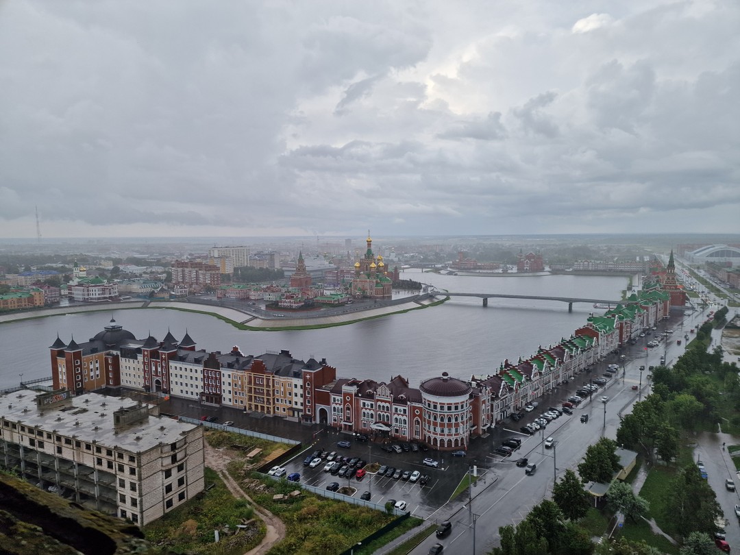Отличная возможность посмотреть на Йошкар-Олу с высоты птичьего полета