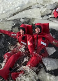 Фото отзыва 2: экскурсия "На волнах невесомости: айс-флоатинг на Волге"