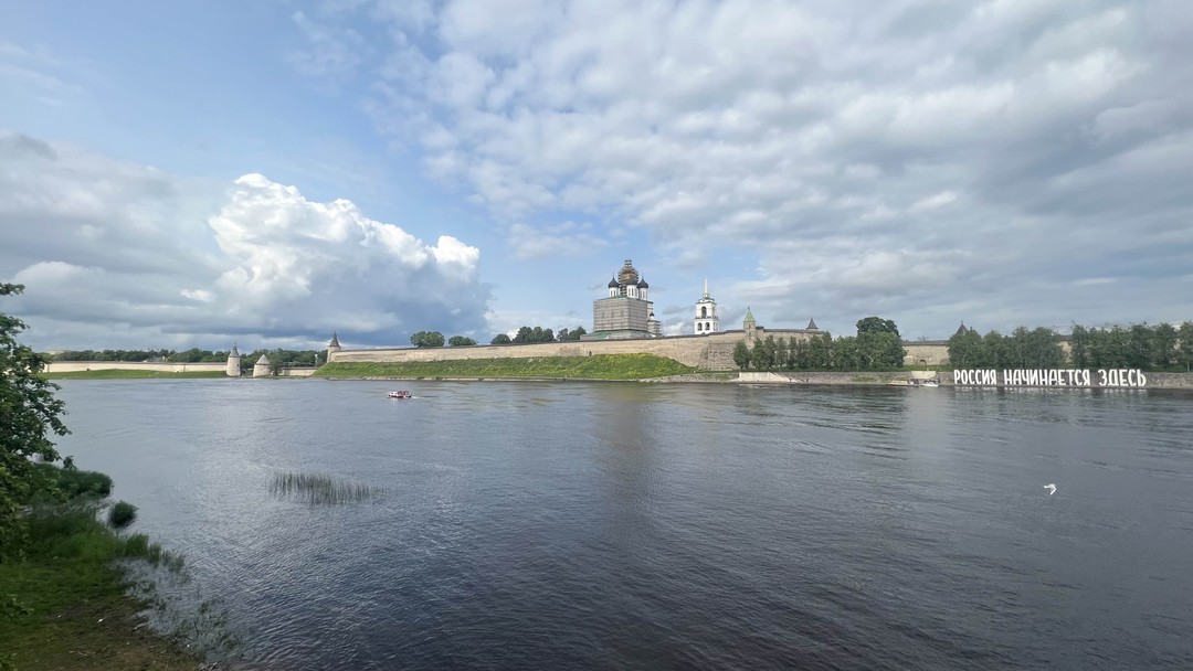 Впервые были в Пскове, немного подвела погода…
