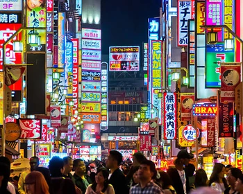 Прибытие в Токио, прогулка по району Синдзюку